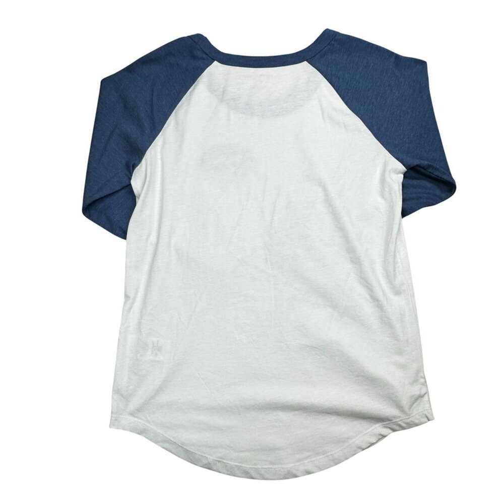United By Blue Adventure Awaits Graphic Tee White Blue‎ Organic Cotton - Picture 2 of 5
